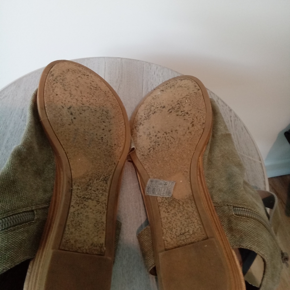 Blowfish Olive Green Size 11 Sandals - Picture 6 of 7